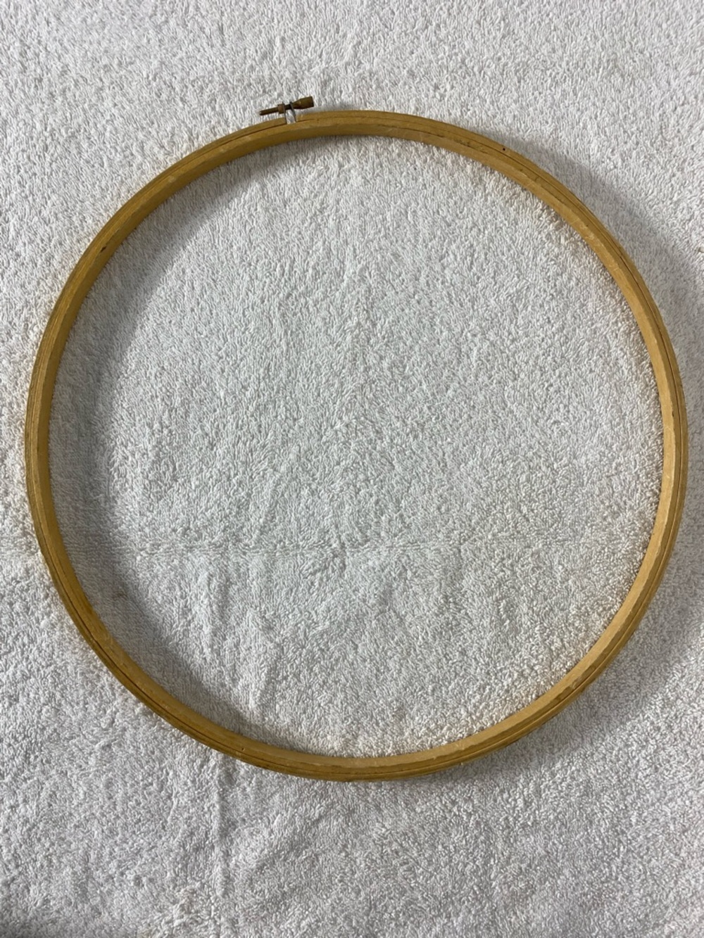 Vintage Wooden Embroidery Hoop Natural Wood